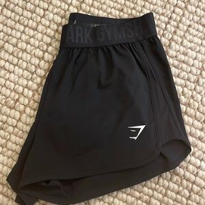 Gymshark black running shorts
